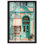 Décoration murale mode Macaron and Sweets Storefront Shadowbox par Art Remedy, cadre noir, 10 x 15