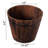 Eugenia Handmade Wood Barrel Planter-884268553