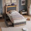 European Single (90 x 200 cm) Drawers Bed Frame-1457759905