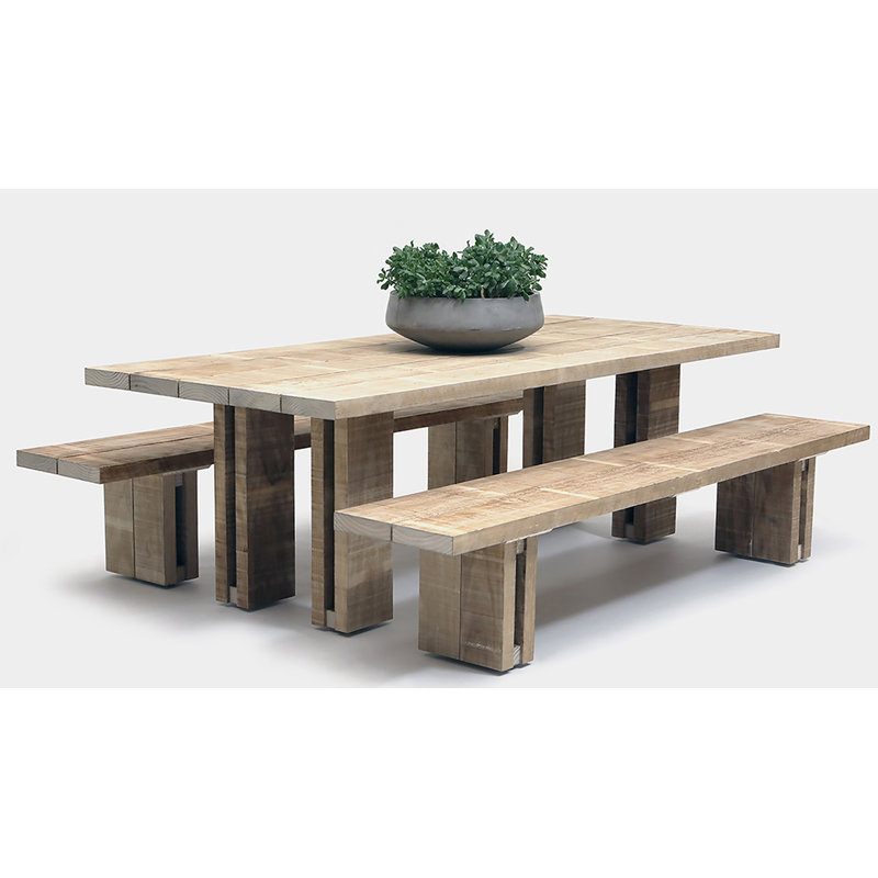 Occidental Outdoor Dining Table, 42" W x 120" L x 30" H