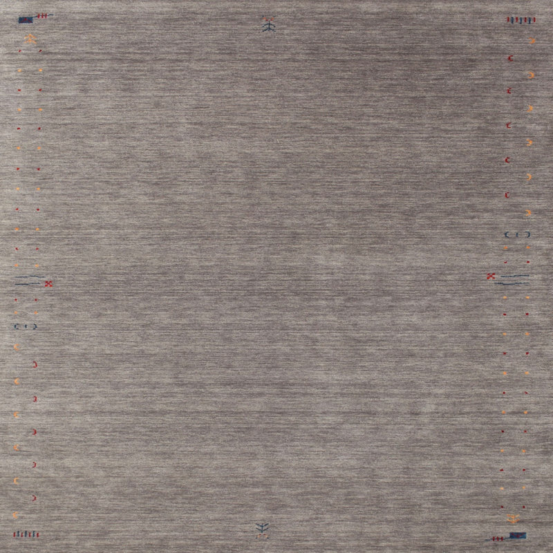 Geometric Indoor Rug, Square 4'