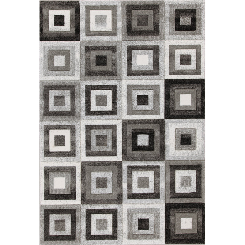 Geometric Area Rug Set, Rectangle 80 x 150cm