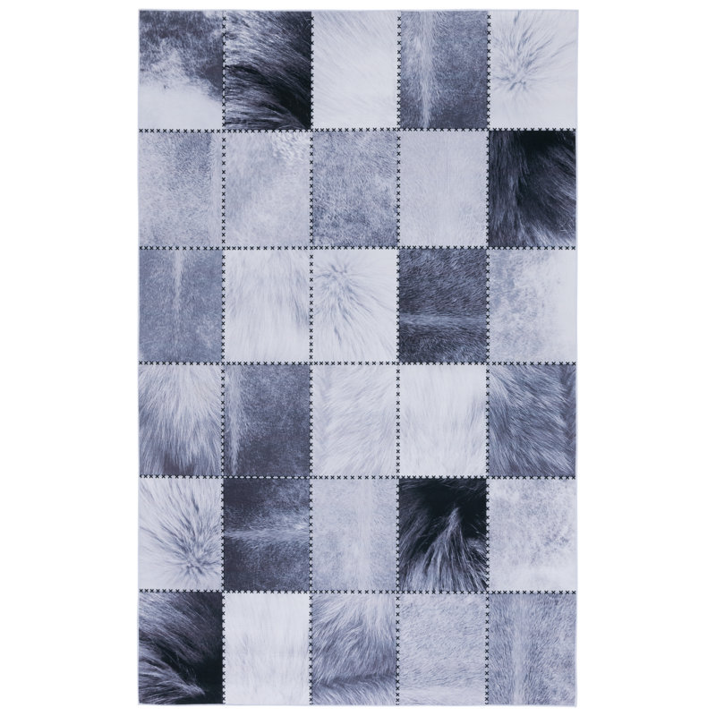 Brenndan Performance Machine Washable Geometric Rug, Rectangle 3' x 5'
