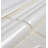Blanco 1-1/4"x7-7/8" Ceramic Chair Rail Wall Tile Trim in Brillo Zen White