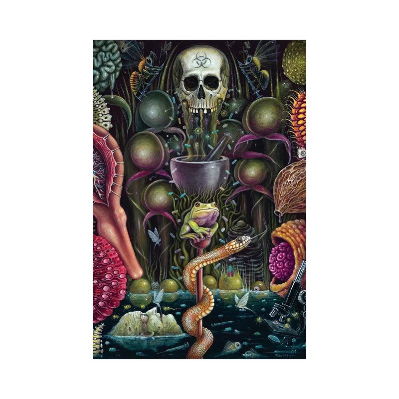 P Pharmacie par R.S. Connett - impression sur toile tendue, H 40 po x l 26 po x P 1,5 po