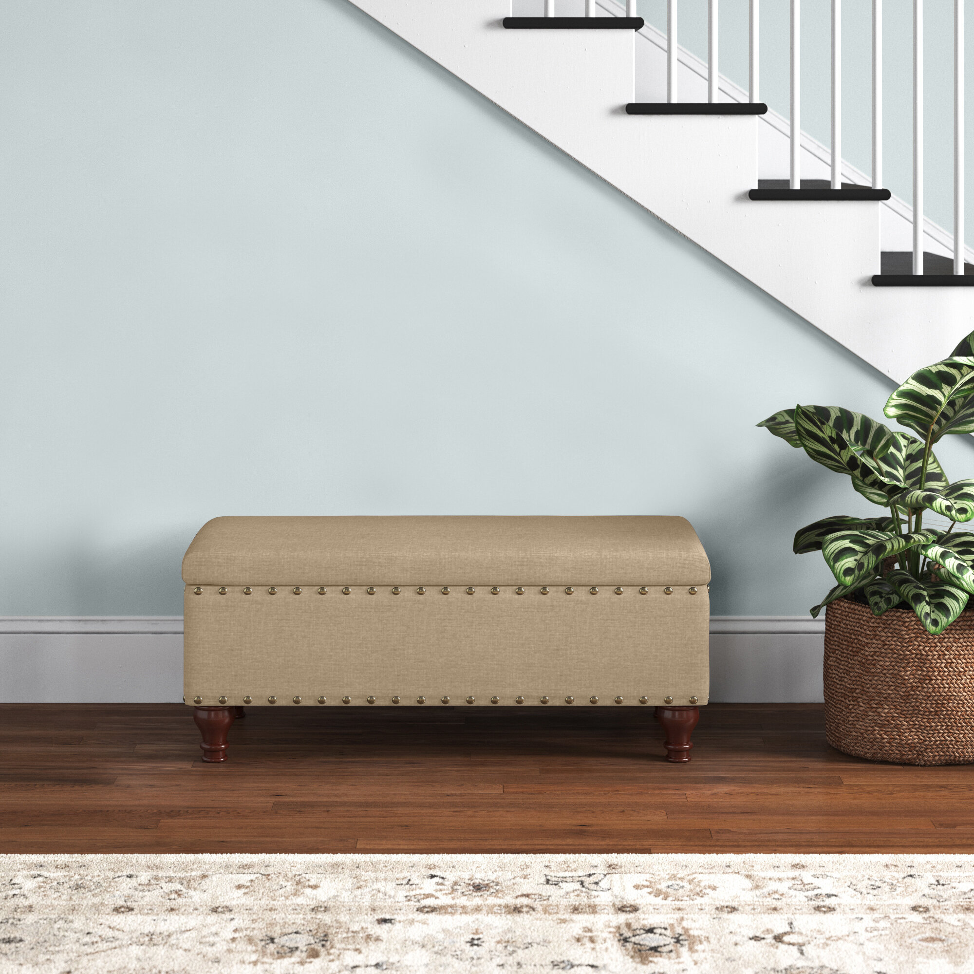 Latimer Upholstered Flip Top Storage Bench