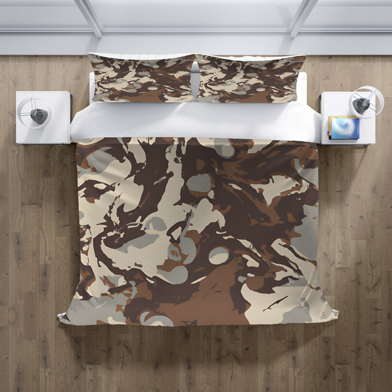 Abstract Duvet Cover, King Duvet Cover + 2 King Shams