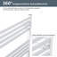Sadye Curved Towel Rail Heated Towel Rails-1077900581-1077900582