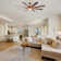 60'' 8-Blade Large Room LED Ceiling Fan with Light Kit and Remote Control