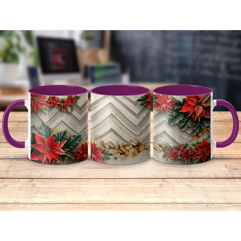 Ceramic Coffee Mug, Purple