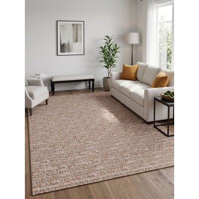 Sharm Rectangle Area Rug in Orange