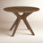 Goodall Round with Solid Wood Base Dining Table