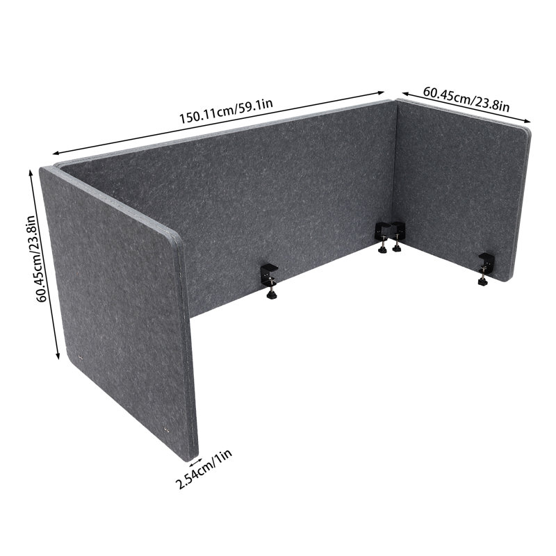 1 cloison de bureau, Gris