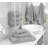 Ensemble de serviettes de bain 100% coton de qualité supérieure, collection 6 pièces Darcelle super douce et absorbante-79324724
