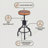 Swivel Pine Solid Wood Adjustable Height Counter Stool with Iron Frame-1034073683-951660729
