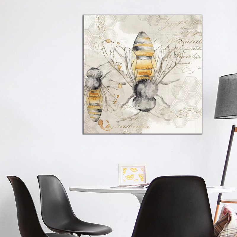 Queen Bee I by Eva Watts - Print on Canvas, Wrapped Canvas, 66.04 cm H x 66.04 cm W x 3.175 cm D