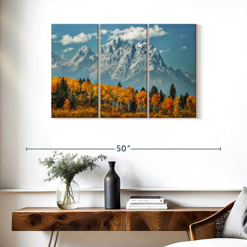 Golden Aspens d'Alvord Grand Teton, H 24 po x l 38 po