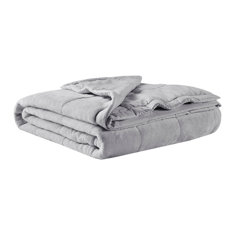 Couverture réversible en duvet HeiQ Smart, Gris, Double