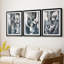 ABSTRACT Series CDL XXXIV - Impression sur mesure de qualité supérieure avec mat - 3 pièces-672935546-672935556