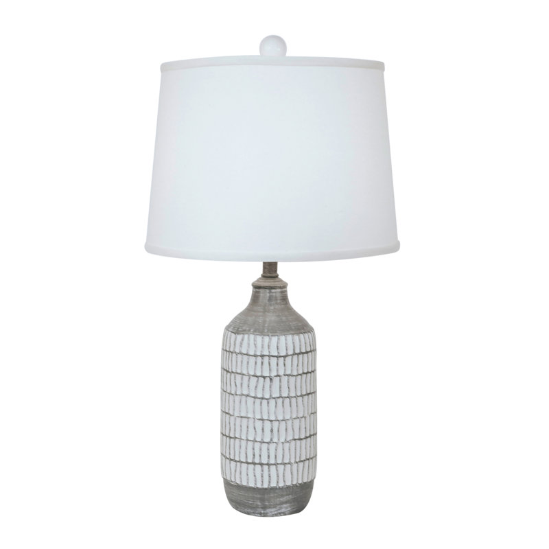 Lampe de table Bradden Fibercast, Gris