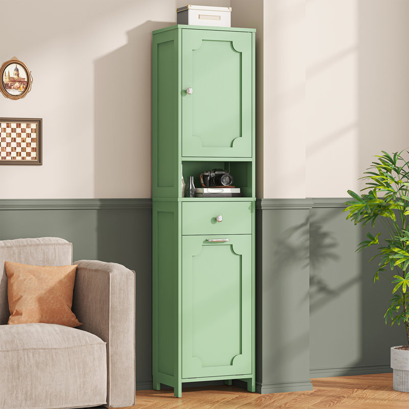 MDF Bathroom Cabinet, Green