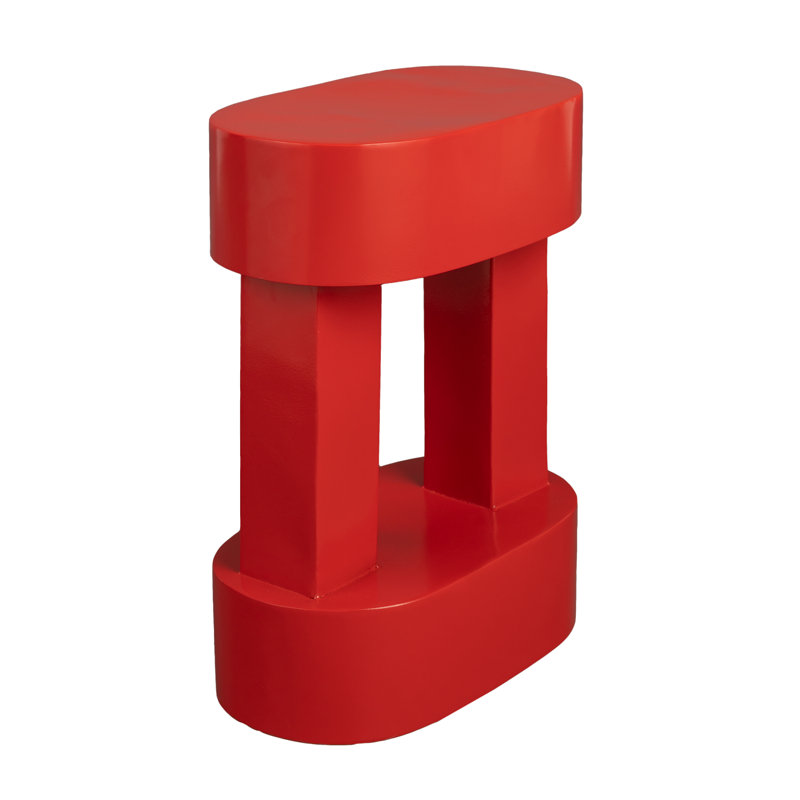 Table de bout en fer Magenta