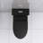 Dual Flush Matte Black Toilet, 1.1/1.6 , Easy Porcelain Surface Modern Flush, Construction For Long-Term Use-122462602