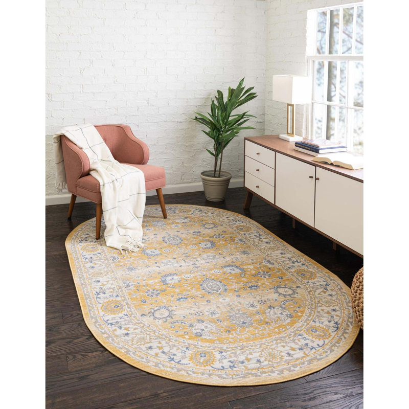 Xion Oriental Indoor Rug, Oval 8' x 10'