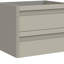 Meuble-lavabo simple 2 tiroirs DAX Venice, 24 po, vison mat-114826534