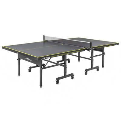 Foldable Rollaway Ping Pong Table, Mobile Indoor Table Tennis Table for Household Use