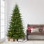 7.5' Lighted Artificial Spruce Christmas Tree
