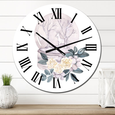 Horloge murale surdimensionnée