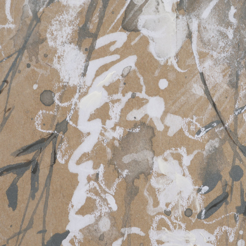 «Juliet Wisteria II» par Studio, reproduction d'art encadrée à la main sur toile, Toile encadrée et tendue Glycine blanche II