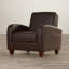 Batavia Faux Leather Club Chair