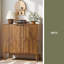 Buffet avec rangement, buffet de style campagnard avec trombone, meuble-bar en bois pour la cuisine