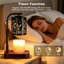 Lampe chauffe-bougie avec minuterie et gradateur colibri pour bougies en pot