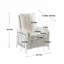 Fauteuil inclinable en tissu Oana-926344926