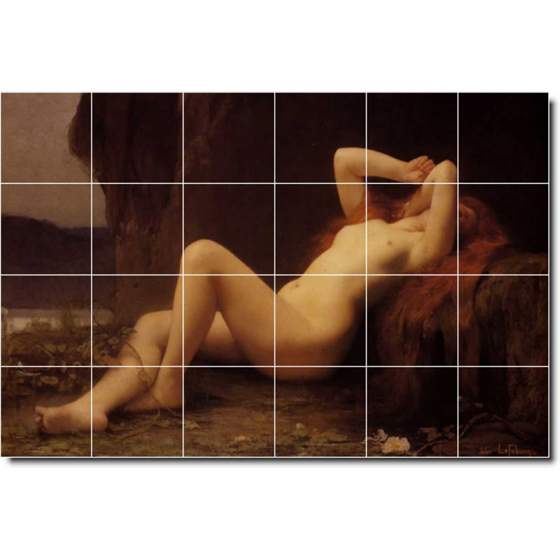 Carreau de céramique décorative 36 po x 24 po 6 po x 6 po, Nu 05286