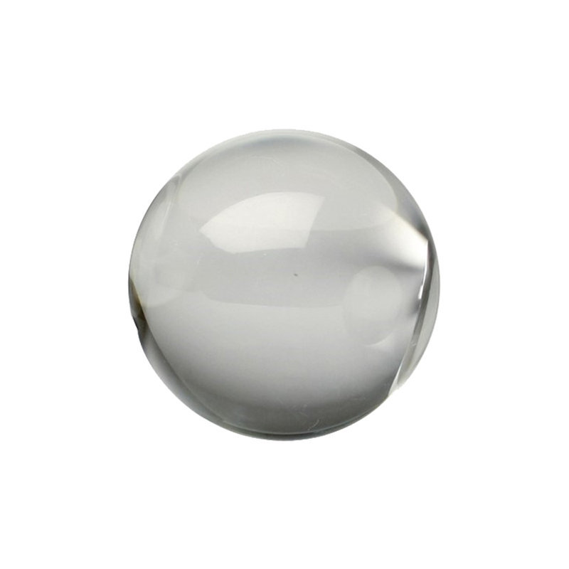 Sphère de cristal - 6 po, H 6 po x l 6 po x P 6 po, Transparent