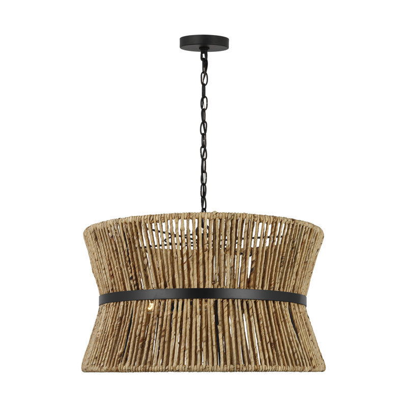 Luminaire suspendu pour salle à manger Thurlo, Nuit noire, H 15 po x l 24,25 po x P 24,25 po