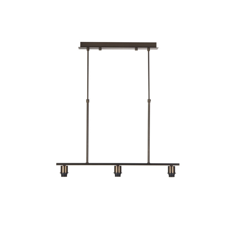 Renteria 3 - Light Kitchen Island Pendant, Antique Brass