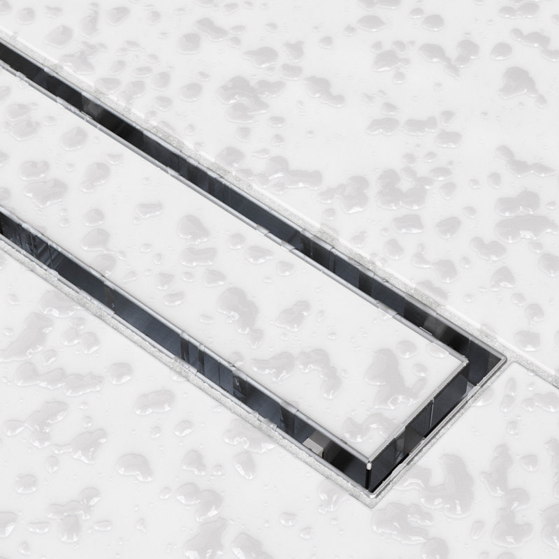 Stainless Steel Linear Shower Drain Tile-in Grate, 32"