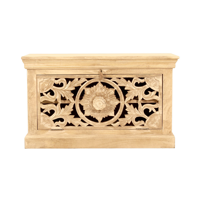 Francisque Solid Wood Storage Bench