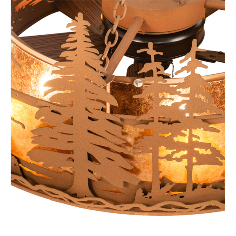 Tall Pines Downrod Ceiling Fan