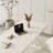Modern Creamy Style Rock Slab Writing Desk-265763568