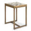 Table de bout géométrique