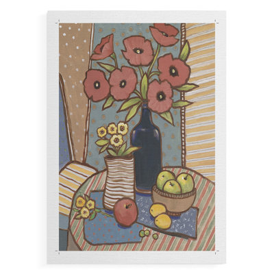 Table Still Life I - Impression sur toile seulement - NON-CADRE
