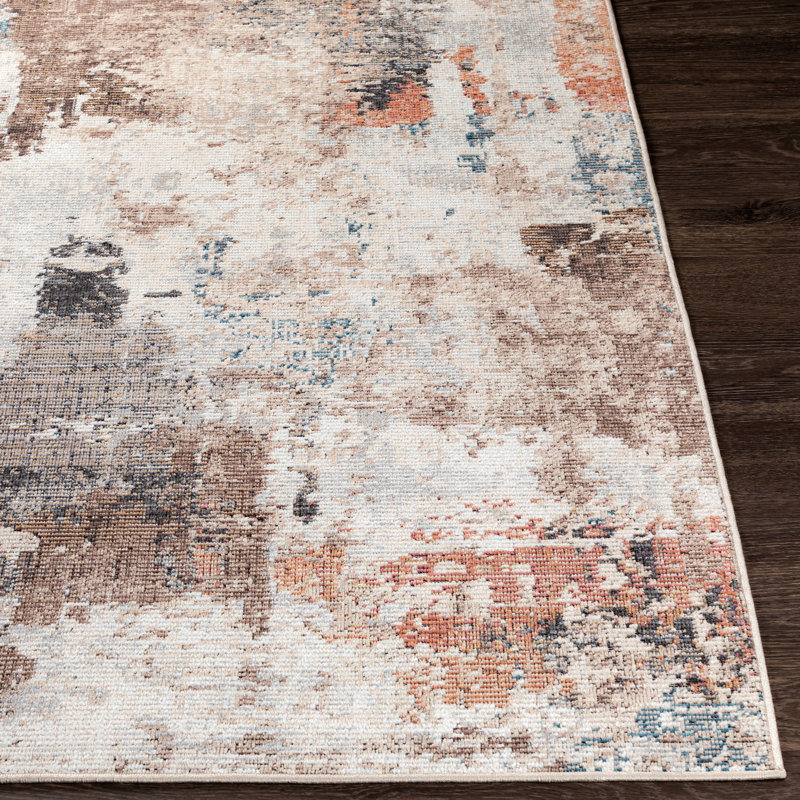Notre Dame Abstract Indoor / Outdoor Rug, Rectangle 8'10" x 12'