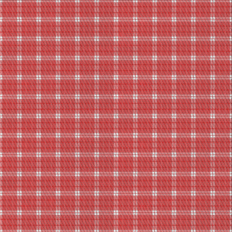 Tapis rouge tissé à la machine, Carré 7 pi