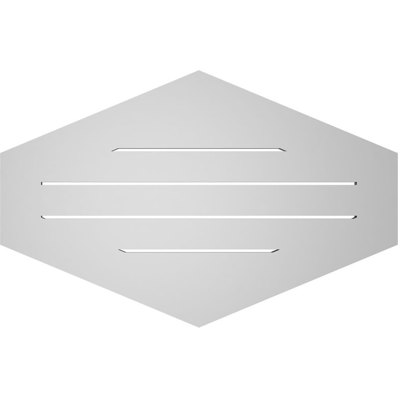 Pente verticale verticale en uréthane 5 pi, H 22 po x l 34 po x P 1 po